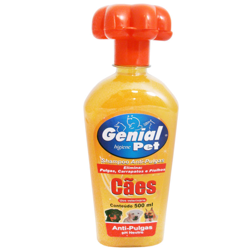 Shampoo Antipulgas 500 Ml Genial Pet R 12,50 em Mercado Livre