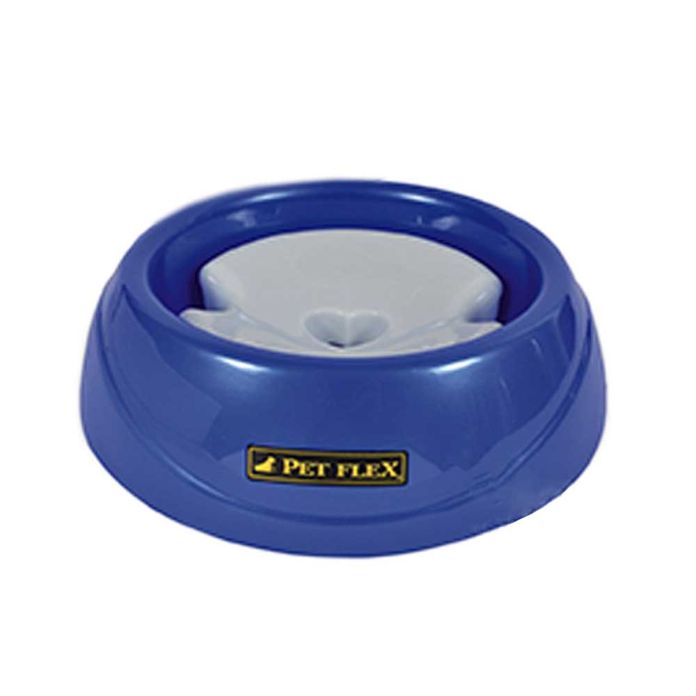 Bebedouro Pelo Longo Azul Grande - Pet Flex
