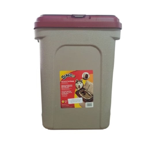 Container de Ração Bege/Vinho - Dingo