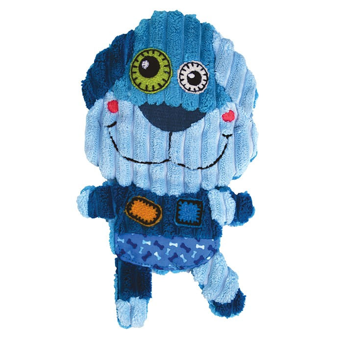 Pelúcia com Camada Reforçada Romperz Dog (Cachorro) - AZUL - Kong