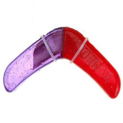 Brinquedo para Cães Duets Boomerang (Bumerangue de Lançamento e Busca) - ROXO/VERMELHO - Kong