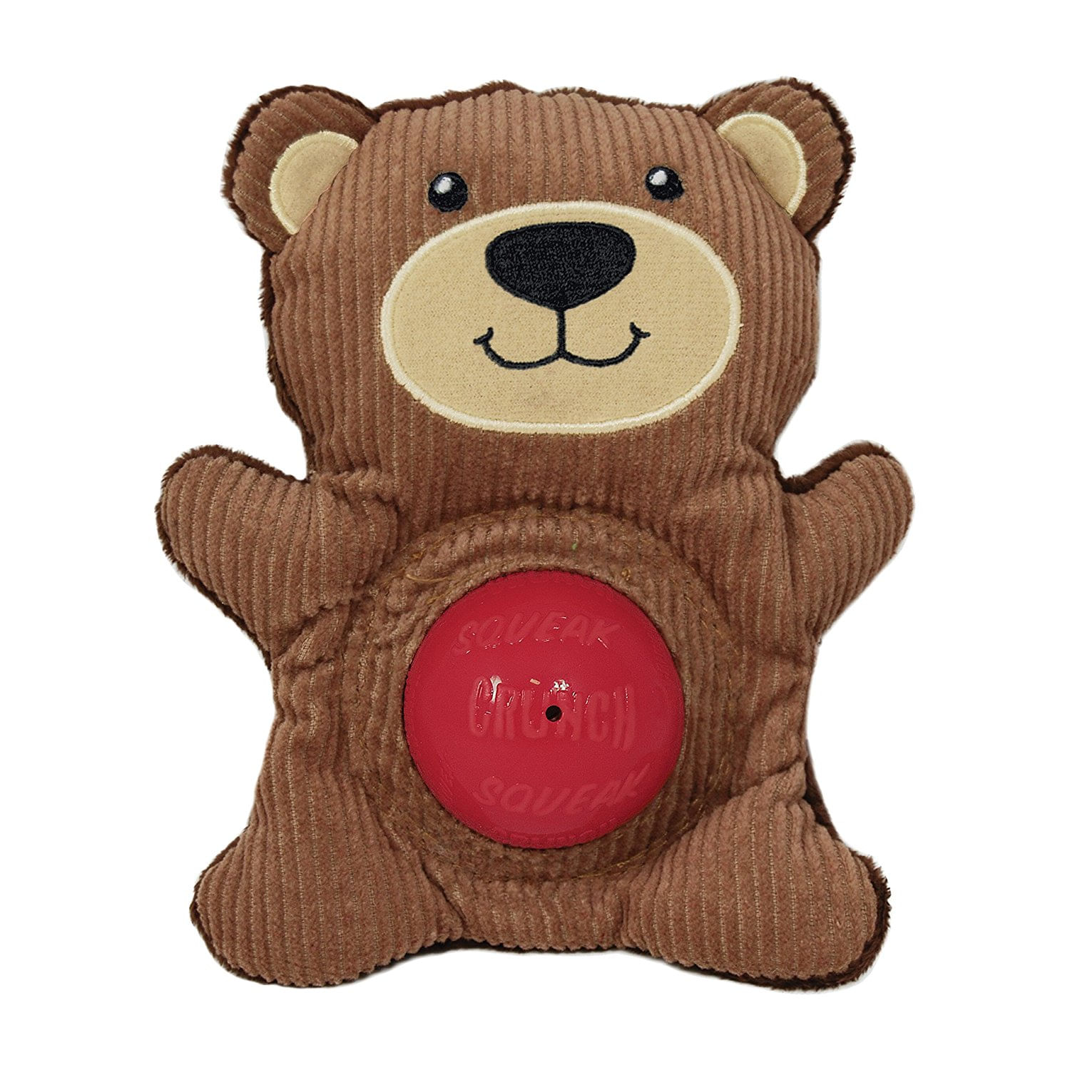 Pelúcia Sqrunch Bellies Bear (Urso Barrigudo) - MARROM - Kong