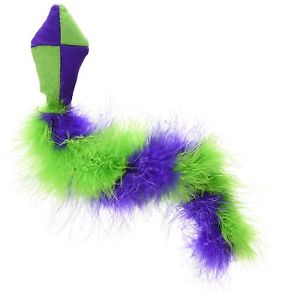 Brinquedo para Gatos Twisted Boa Kite (Jiboia Retorcida) - ROXO/VERDE - Kong