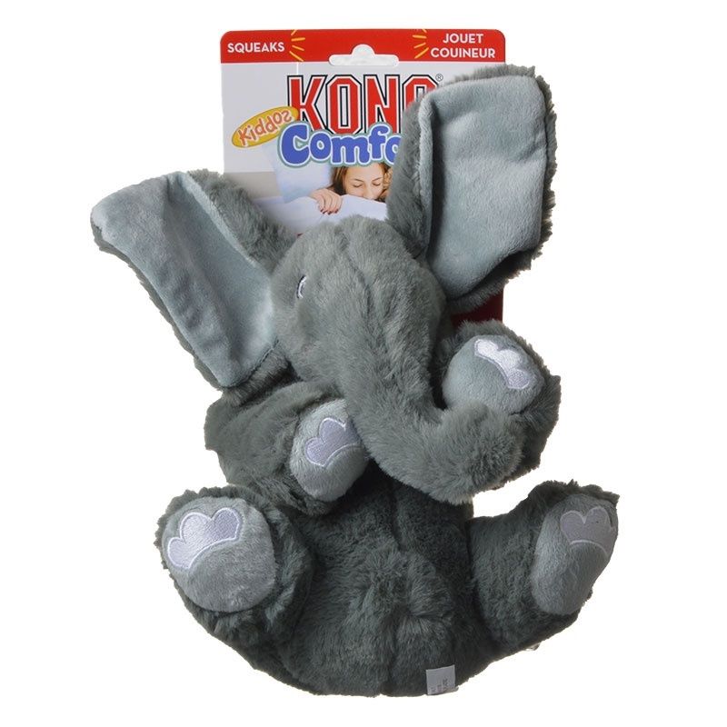 Pelúcia Comfort Kiddos Elephant (Elefante) - CINZA - Kong