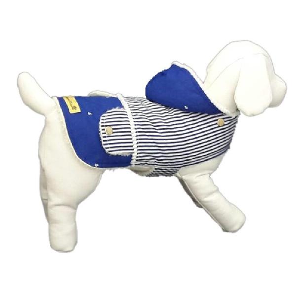 Capa Náutico com Capuz (Azul) - Bonito pra Cachorro