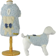 Casaquinho Jacquard (Azul) - Bonito pra Cachorro