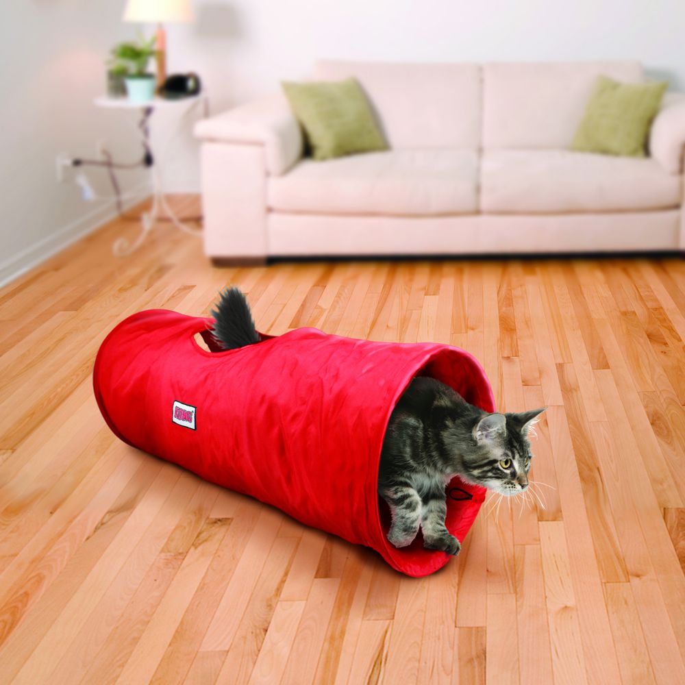 Brinquedo para Gatos PlaySpaces Tunnel Red (Túnel) - VERMELHO - Kong