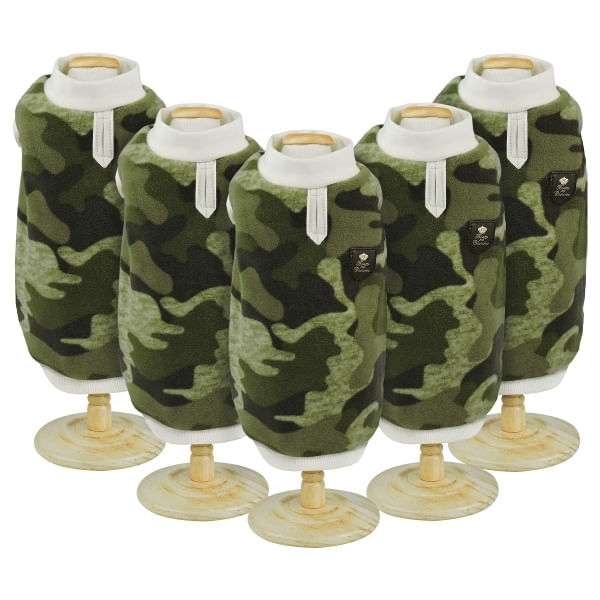 Casaquinho Camuflado (Verde) - Bonito pra Cachorro