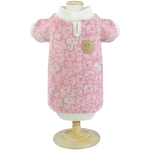 Casaco Soft Urso (Rosa) - Bonito pra Cachorro