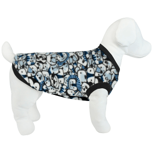 Casaquinho Nó Animais (Azul) - Bonito pra Cachorro