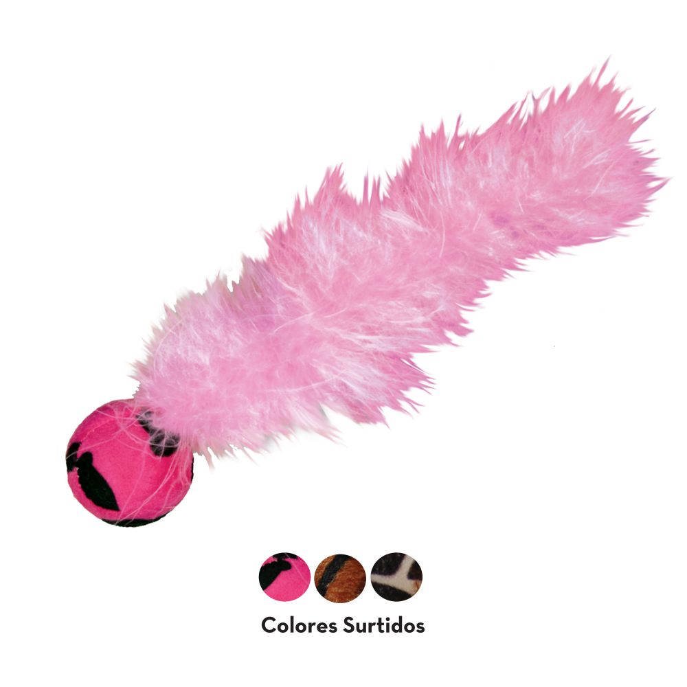 Brinquedo para Gatos Active Wild Tails (Caudas Leves) - ROSA - Kong