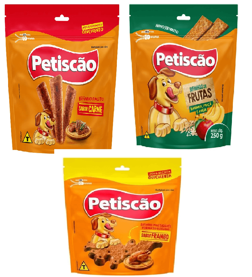 Kit Petiscos Bifinhos (3 Pacotes) - Petiscão