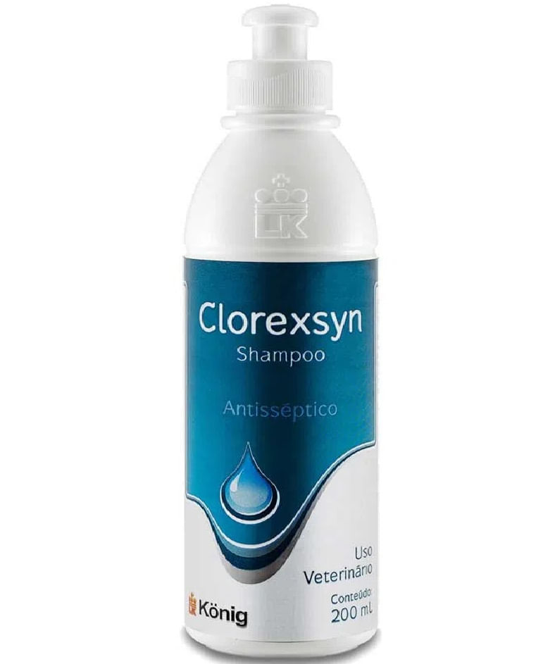 Shampoo Antisséptico Clorexsyn (200 ml) - König