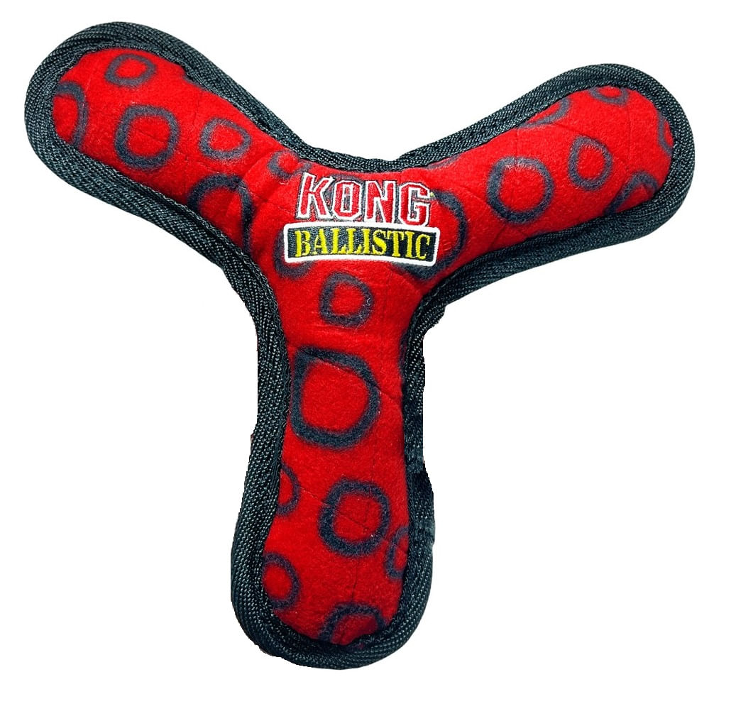 Brinquedo Planador para Cães Ballistic Boomerang (Bumerangue) - VERMELHO - Kong
