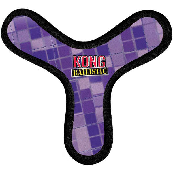 Brinquedo Planador para Cães Ballistic Boomerang (Bumerangue) - ROXO - Kong