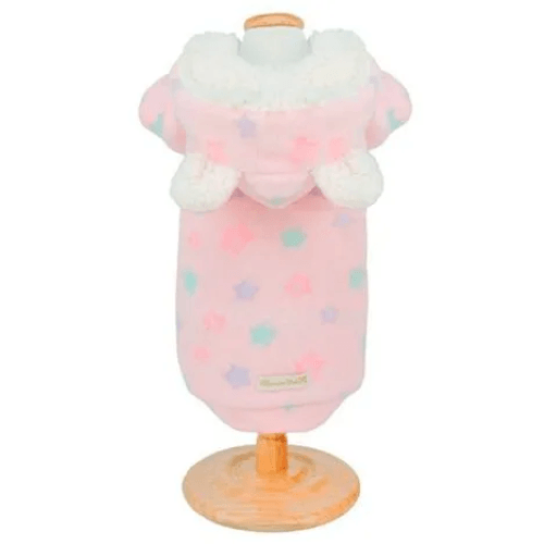 Blusa Soft Capuz Estrela (Rosa) - Bonito pra Cachorro